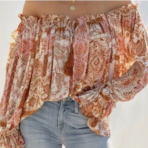 VICI Call Away Flowy Top